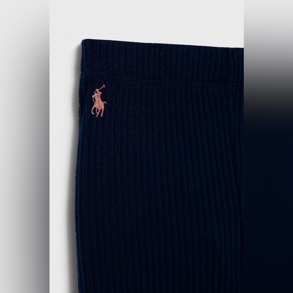 NWT POLO RALPH LAUREN Baby Big Pony Top & Leggings Set In Desert Rose Size 18M - Picture 5 of 15